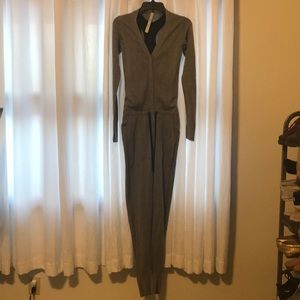 Lululemon Gray Sweater Jumpsuit. Size 6 RARE